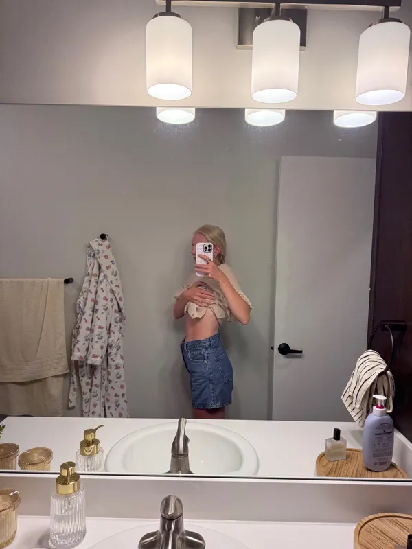 Mango Blue jean shorts - Image 2