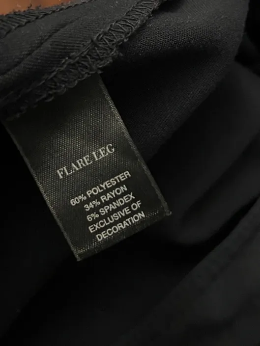 White House | Black Market Black High-Rise Button Detail Pants SZ 6 Legacy - Image 9