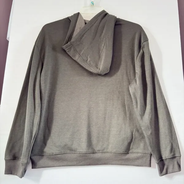 GAP‎ Hoodie Womens Medium Green Pullover Fleece Kangaroo Pocket Sweatshirt XL - Image 2