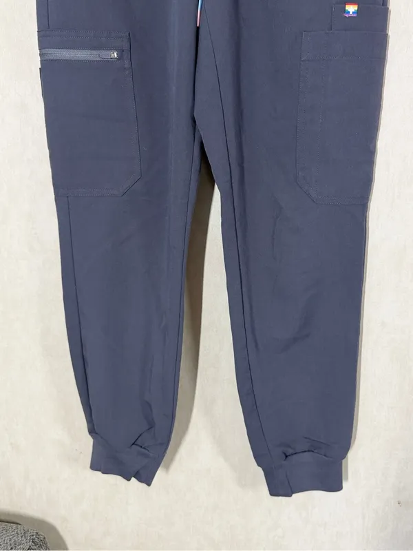 Figs Women’s Zamora Jogger Scrub Pants Pride Edition in Gray XSP - Image 3