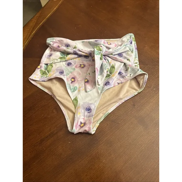 KORTNI JEANE High Waist Swim Suit Size Medium Casual comfort pool beach - Image 2