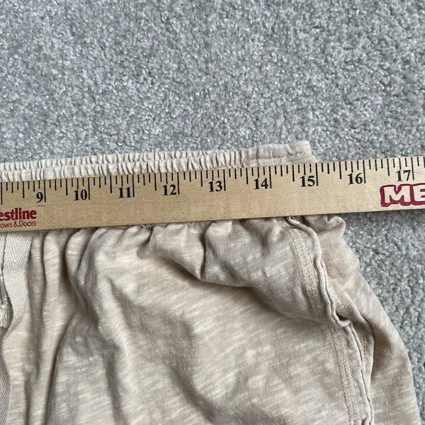 Aerie Wide Leg Relaxed Fit Lounge Sweatpants High-Waist Tan Beige Womens Medium - Image 12