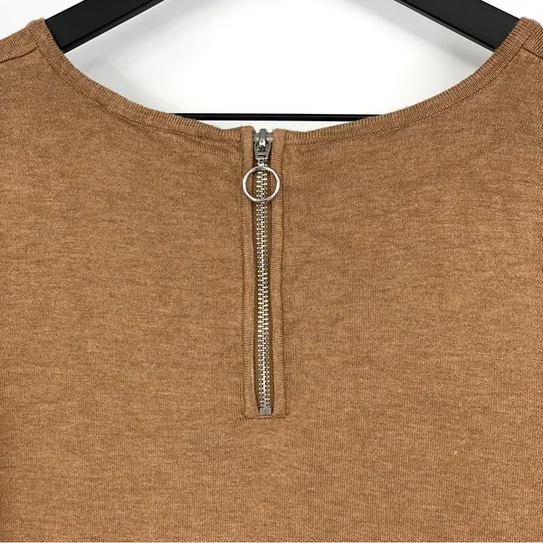 INC International Concepts Studded Sweater Tan M - Image 7