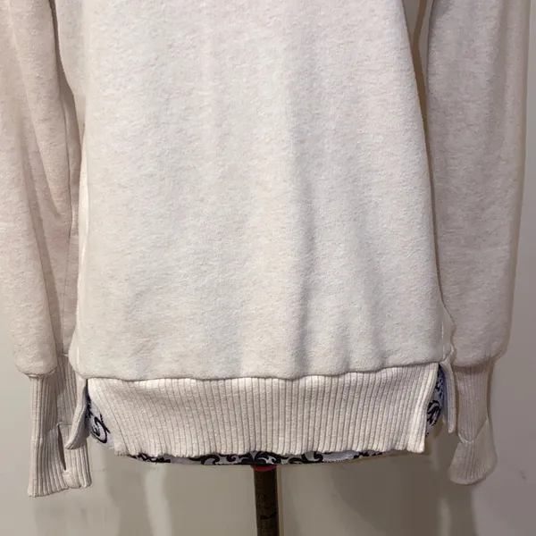ALO Yoga Haze Funnel Neck Pullover Sweatshirt Size XS - Image 5