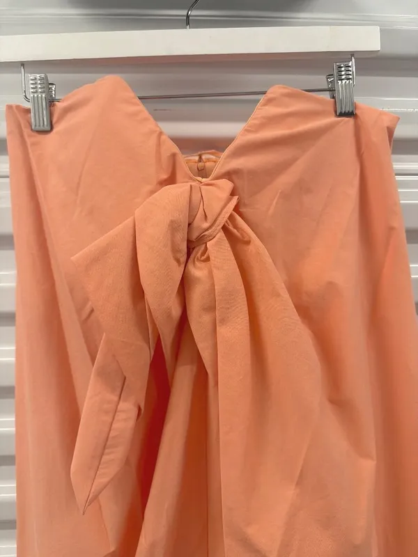 Caroline Constas Kaia Mini Dress Peach Pink Womens Size Medium - Image 5