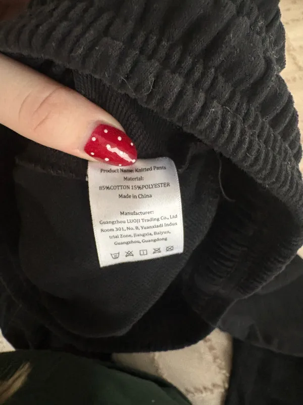 SheIn Black Sweatpants - Image 2