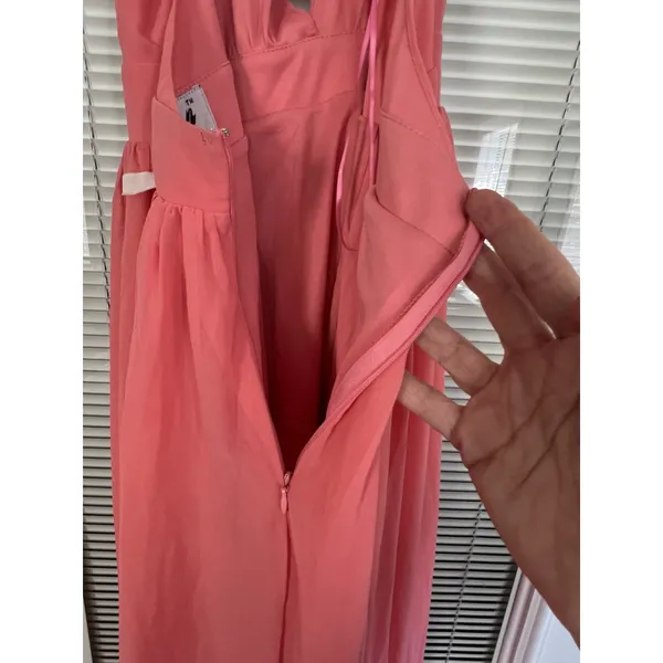 Meghan LA Enchanted Garden Maxi Dress Buff PINK XL NWT‎ $476 - Image 10