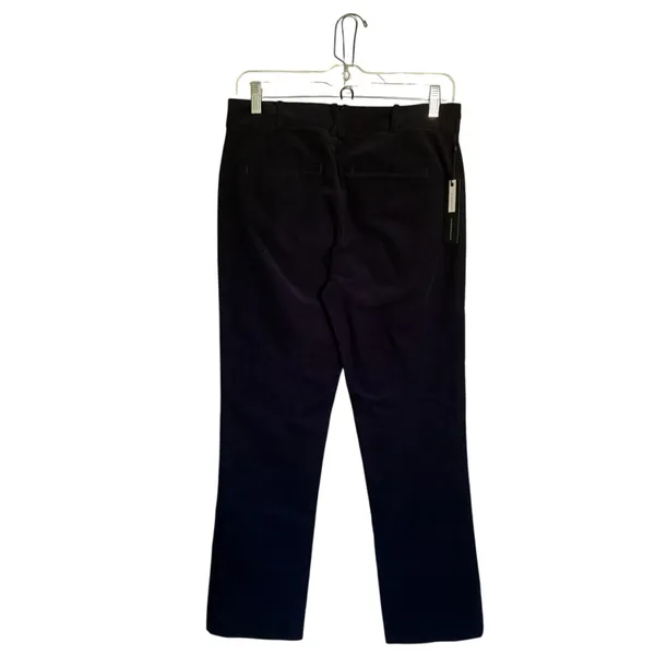 The Essential Collection By Anthropologie Size 4 Navy Corduroy Pants Minimalist - Image 2