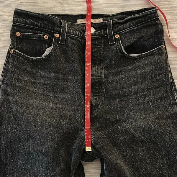 Levi’s Ribcage Straight Ankle Sz 27 - Image 10