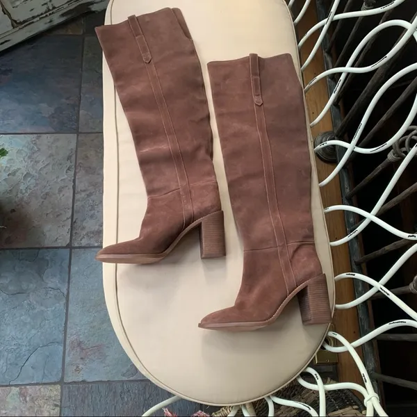 Madewell The Jimi Over-the-Knee Suede Boot in Brown Size 11‎ - Image 4