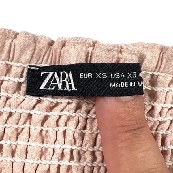 Zara Women XS Pink Halter Corset Top Coquette Balletcore Festival EUC - Image 5