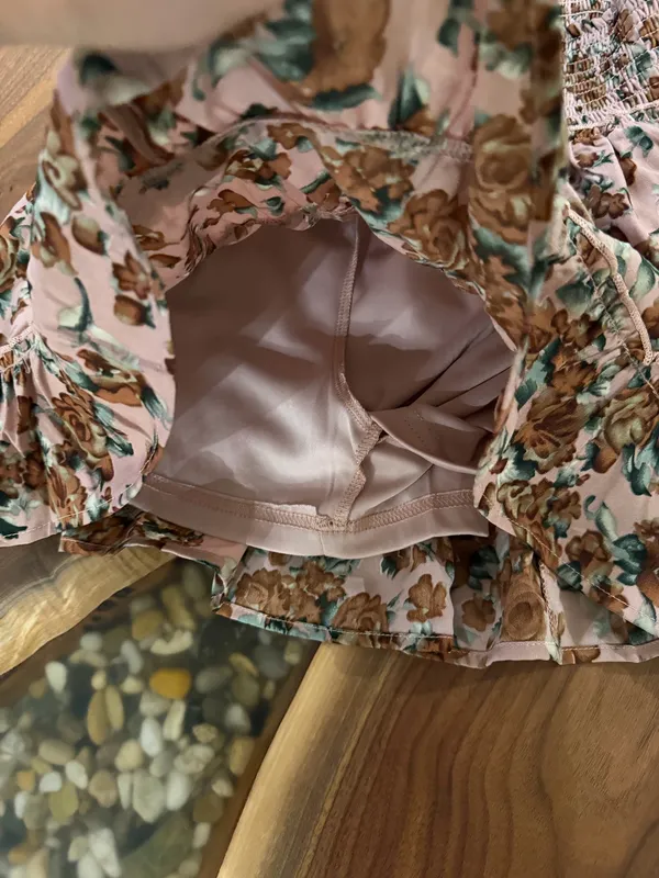 Pink Lily Floral Skort - Image 2