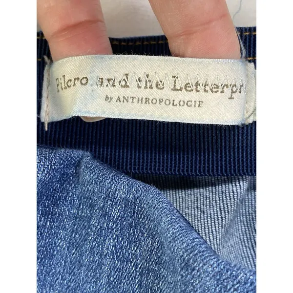 Pilcro‎ And The Letterpress Jeans Womens 26 High-Rise Denim Legging Blue Stretch - Image 7