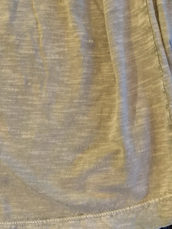 Anthropologie Pilcro Top Womens Sz M Ruffled Open Back Moss Cotton Long Sleeves - Image 8