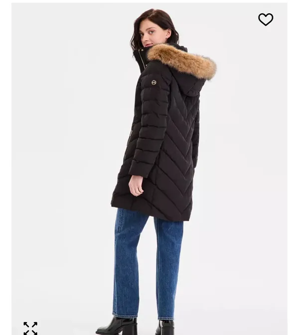 Michael Kors Parka Coat Black - Image 2