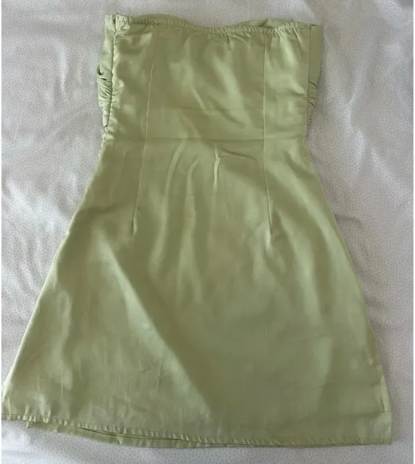Princess Polly Green Mini Dress - Image 4