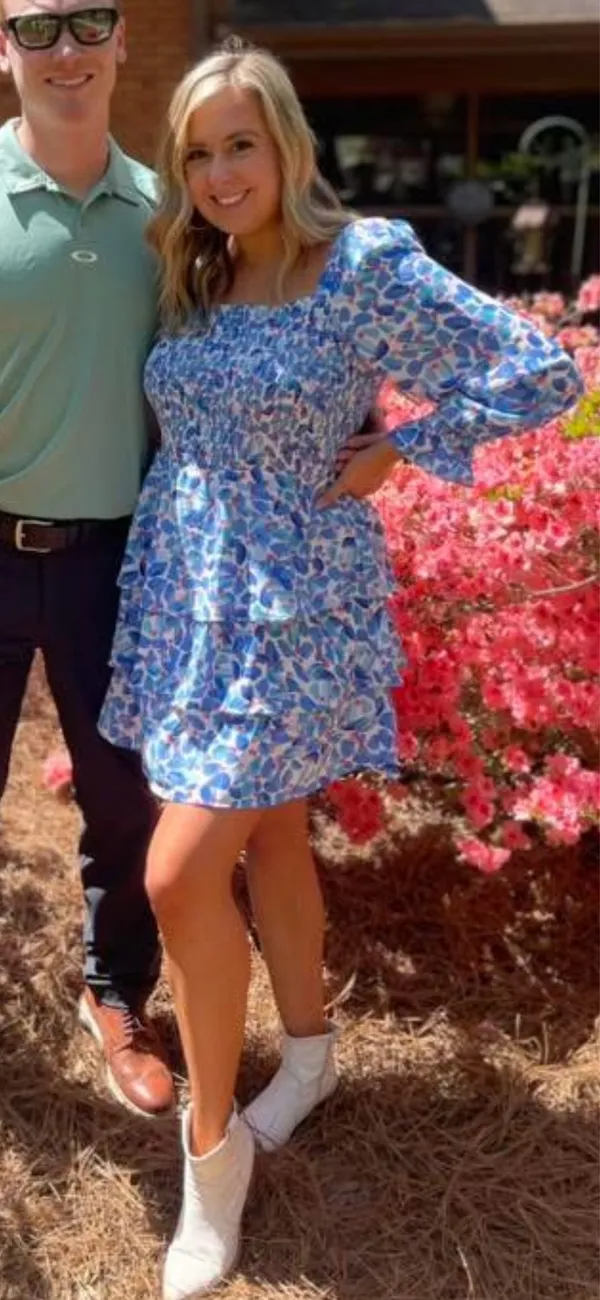 Blue Floral Dress Boutique - Image 2