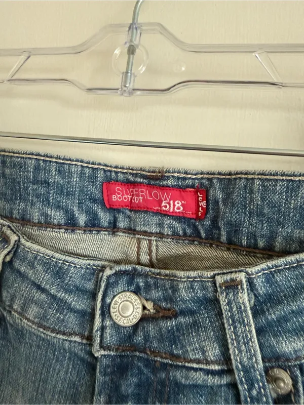Levi's Light Blue Flare Jeans - Image 2