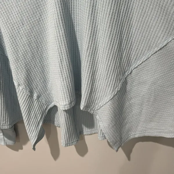 Free People We The Free Women’s Oversized Top Waffle Cozy Warm Travel Sz S - Image 5