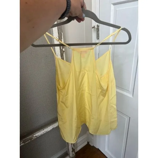 Lilly Pulitzer yellow silk tank‎ size small - Image 3