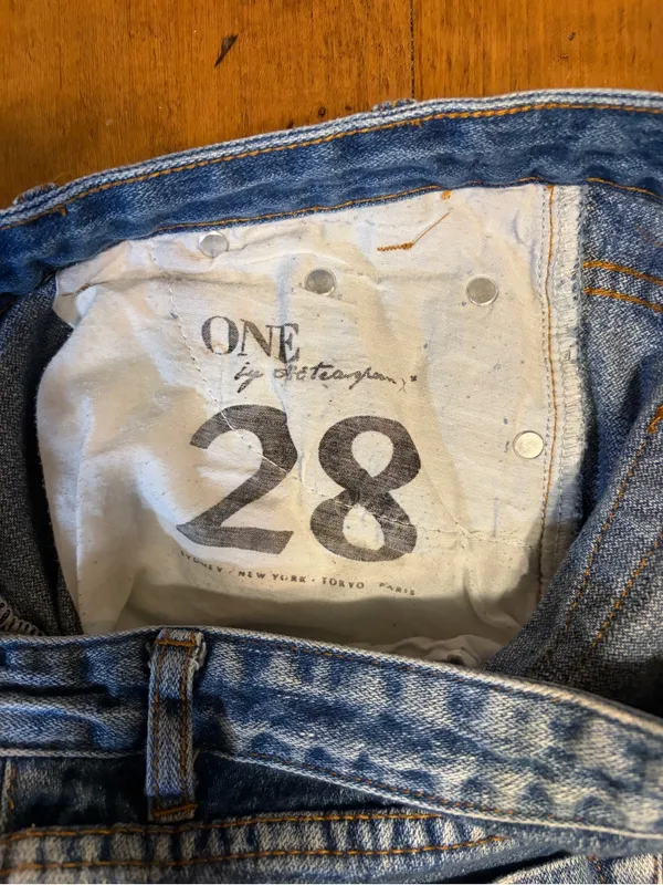 One Teaspoon Freebirds Jeans 28 Distressed Ankle Zip Skinny Denim - Image 4