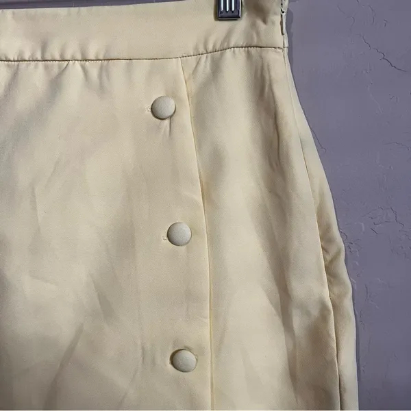 NWT Meshki Yellow Charlize Tailored Mini Skirt‎ - Image 4