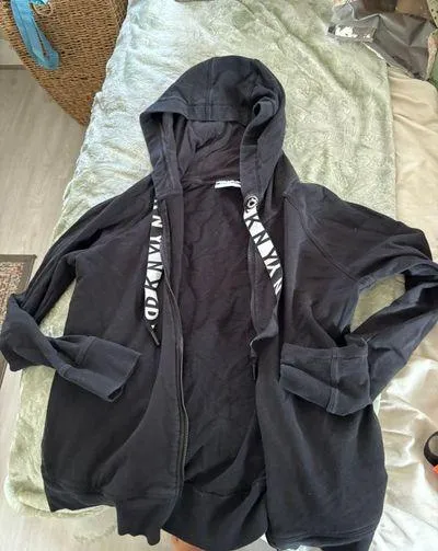 Black Zip Up Hoodie  - Image 5