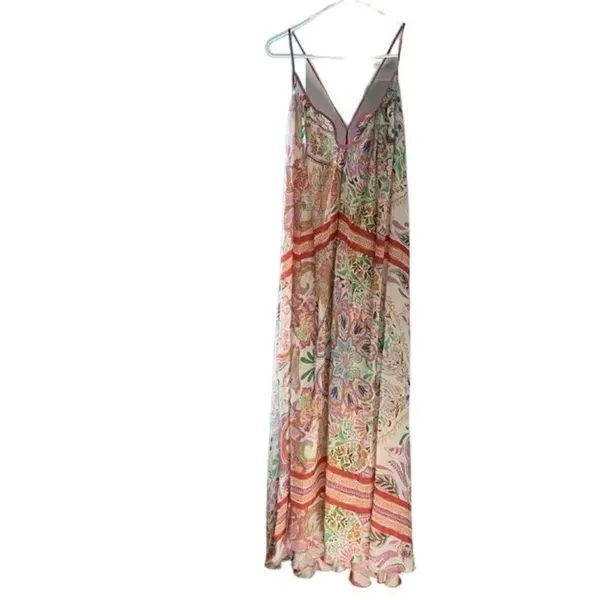 Zara Floral Print Maxi Lightweight Sheer Oversized Dress(Size XS) - Image 3