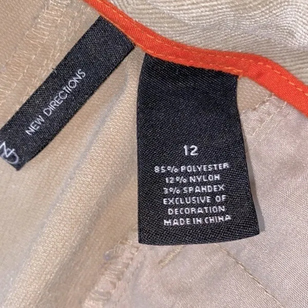 New direction’s tan corduroy pants size 12 - Image 4