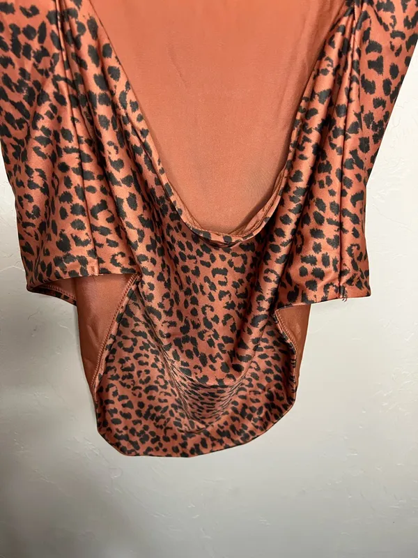 Aerie Cheetah Print One Piece Tie Back Canyon Creek Full‎ Coverage Swimsuit - Image 9