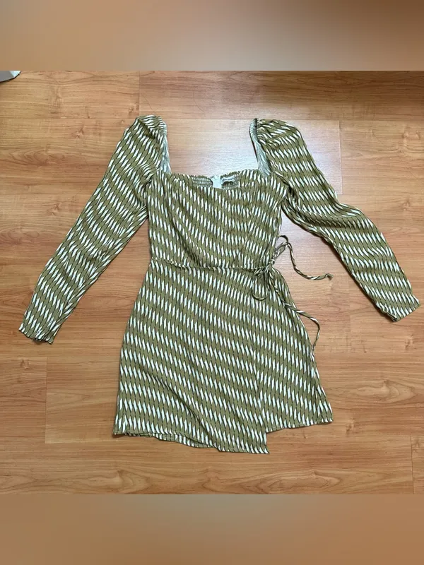 Reformation Rosalie Dress in Linoleum Size 6 - Image 4