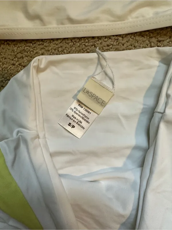 NWOT L*Space Haute Wilson bikini set white - Image 3