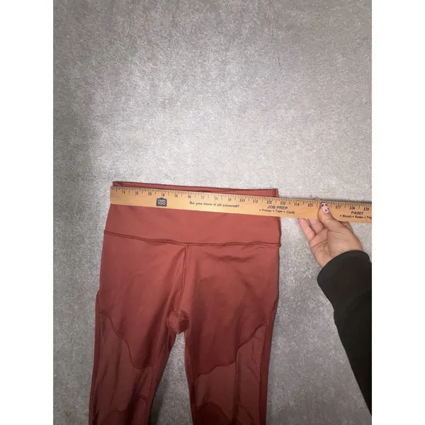 Offline By Aerie Leggings Orange 7/8 Length Mesh Dots M - Image 7