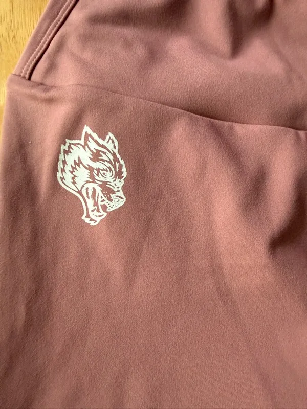 Darc Sport Mauve/Blush Athletic Shorts with White‎ Graphics size XS like new - Image 4