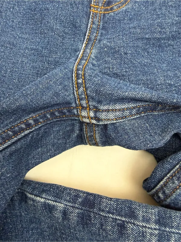 Abercrombie & Fitch Maternity Ankle Straight Jeans Medium Wash - Image 10