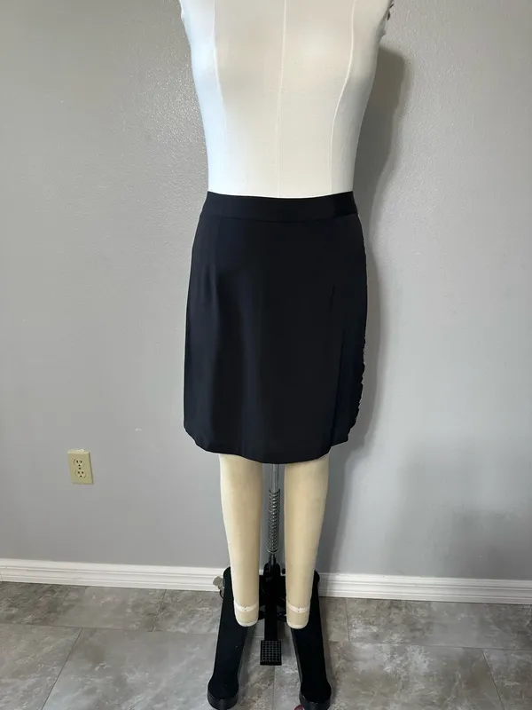 Yoana Baraschi Skirt Size M Black Sequin Lightweight Women's Party Summer New - Image 5