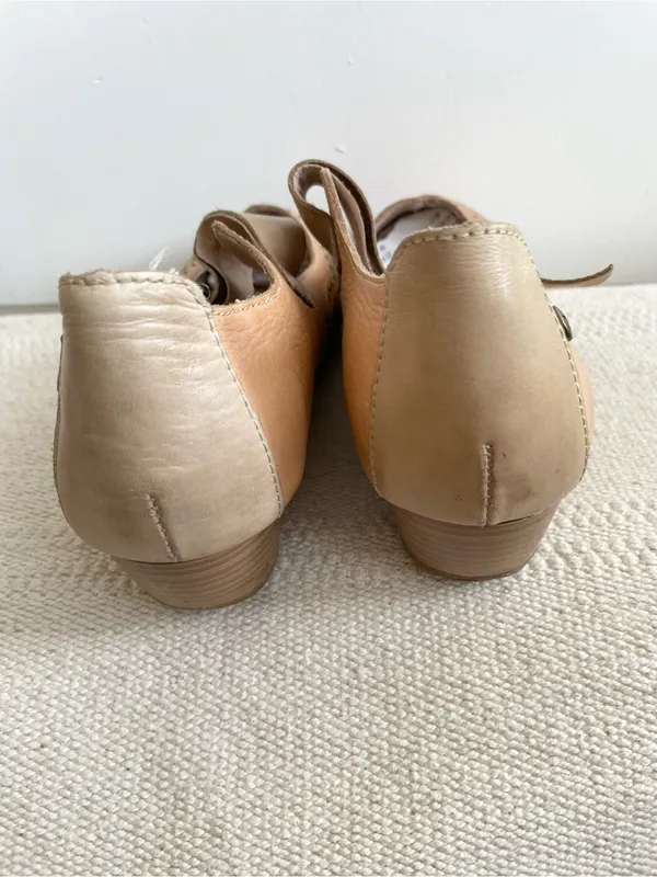 Pikolinos Leather Mary Jane Shoes Women Size 10 Made Spain - Image 3