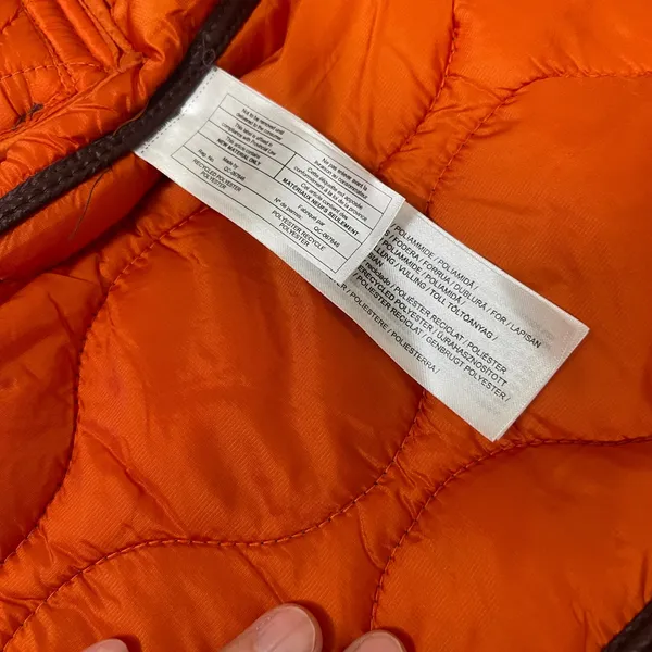 Mango MNG Anorak 012Melon Water Repellent Quilted Jacket Burgundy XXL NEW NWT - Image 12