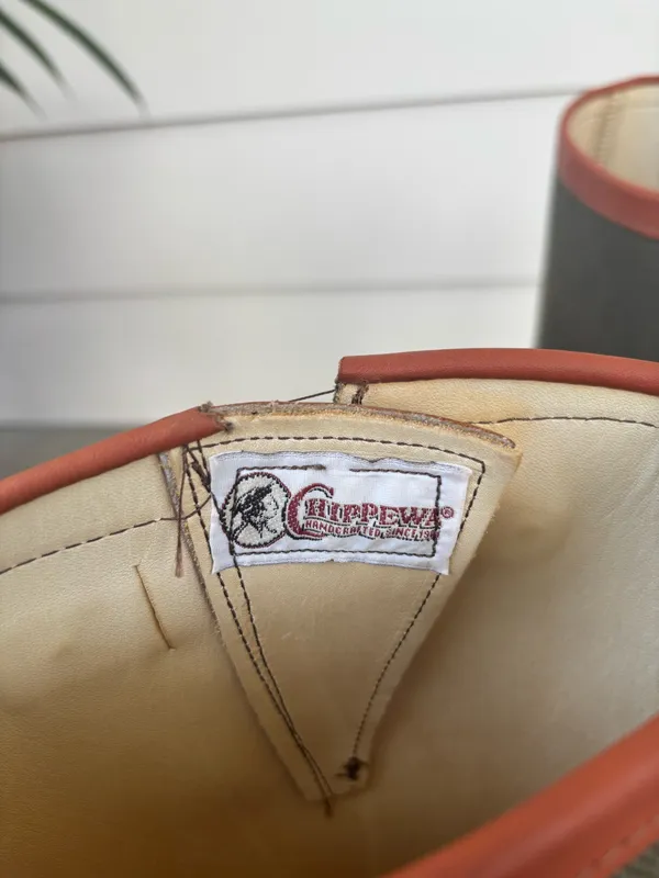 Chippewa Women’s Brown Leather Snake Boots Size 8 - Image 5