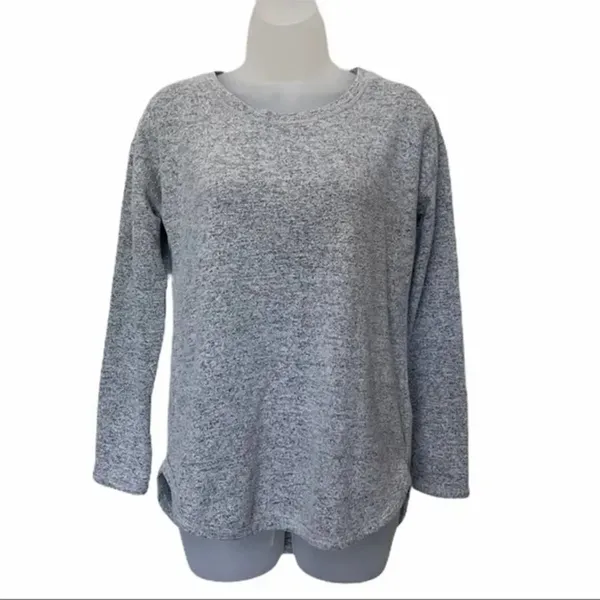 ✨ Felina Long Sleeve Gray Loungewear Top ✨ - Image 2