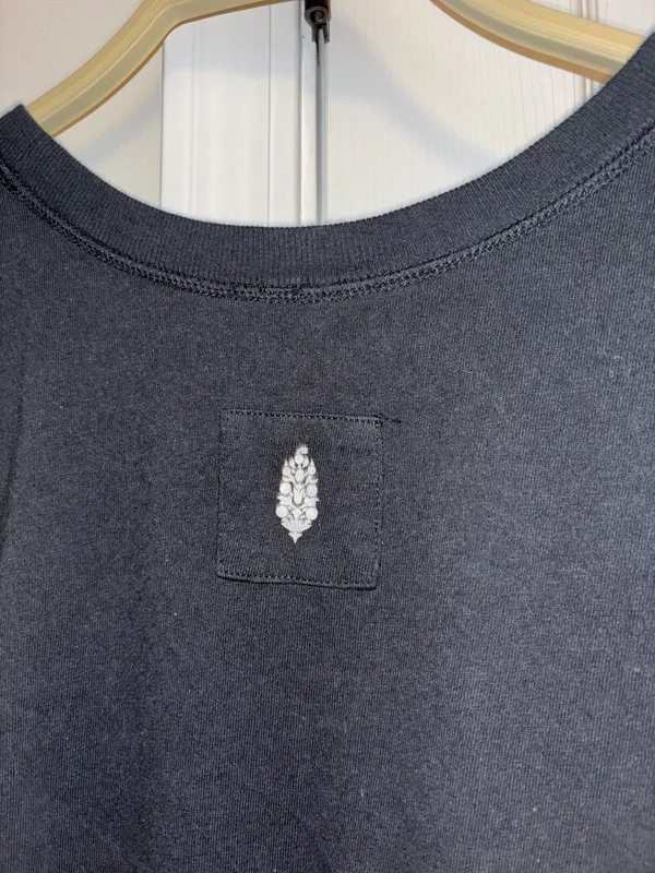 Free People Black Muscle Tank - Image 3