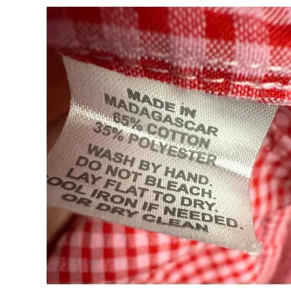Maxwell and Geraldine The Rose Gingham Mini Dress Sz. XS - Image 8