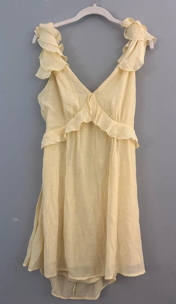 Mi Ami Francesca's Flutter Sleeve Dress  - Image 2
