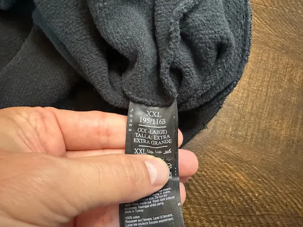 AllSaints Wreath Oth Rose Cross Hoodie Pullover Black XXL - Image 8