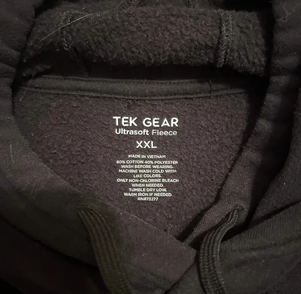 Tek Gear Black Hoodie - Image 2
