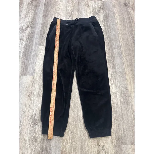 Athleta Double Cozy Karma Jogger Black Plush Fleece Sweatpants Womens Medium - Image 6