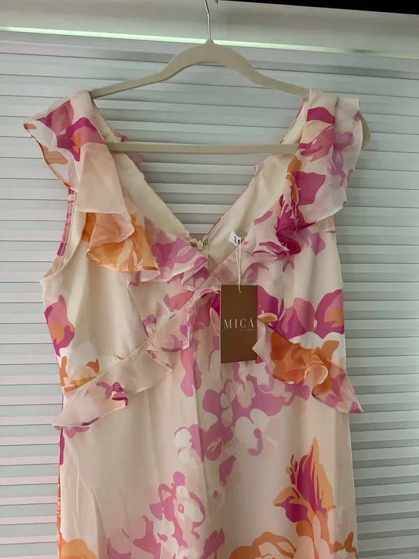 Wedding guest dress Pink Size 16 - Image 4