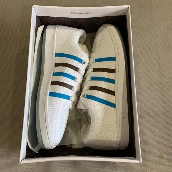 K-Swiss x Garyvee Clouds and Dirt Women's White Mesh Low Top Sneakers Size‎ 7 - Image 9