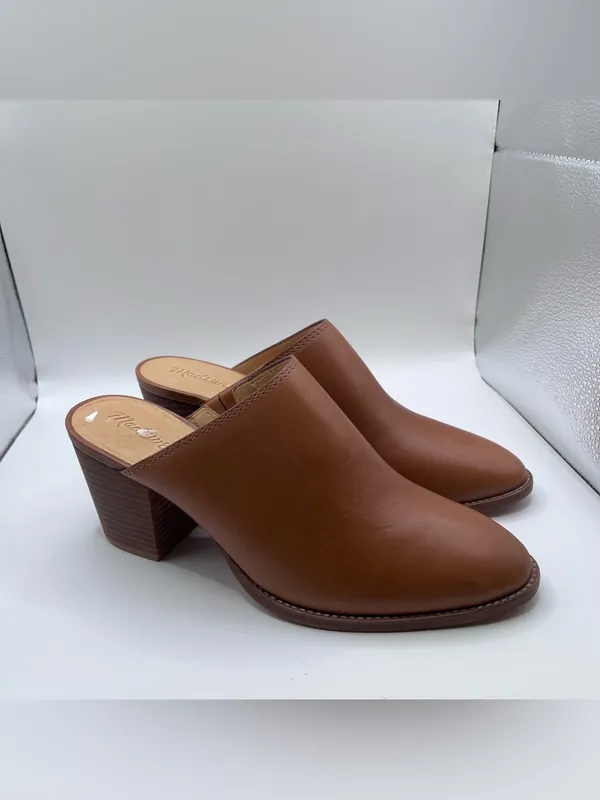 Madewell Harper Mule Tan Leather Loafers. Brand shoe and comfortable size 8 - Image 2