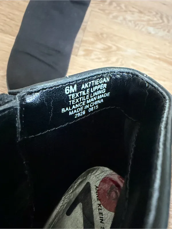 Anne Klein Sport Women's Black Comfort Zip Wedge Ankle Bootie, Size 6M - Image 10